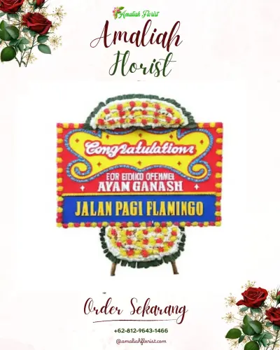 Bunga Papan Congratulation di Pampangan Nan Xx